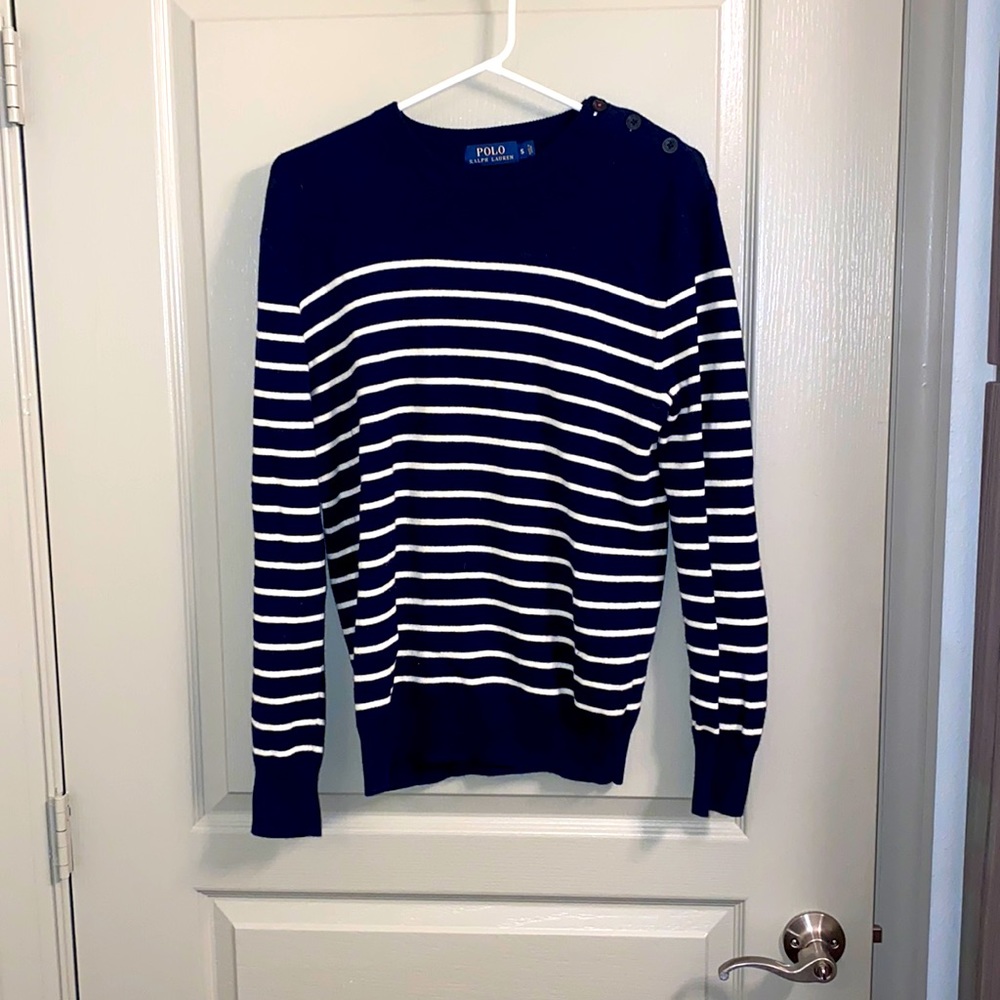 Ralph Lauren Classic Nautical Sweater—Cashmere/Cotton Blend